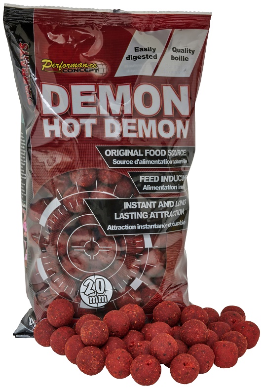 Starbaits boilie hot demon - 800 g 30 mm