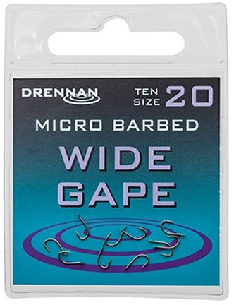 Drennan háčiky wide gape - veľkosť 10