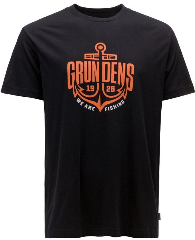 E-shop Grundéns tričko logo anchor ss t-shirt black - xl