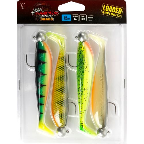 Fox Rage Gumová Nástraha Loaded Zander Mixed Colour Lure Packs