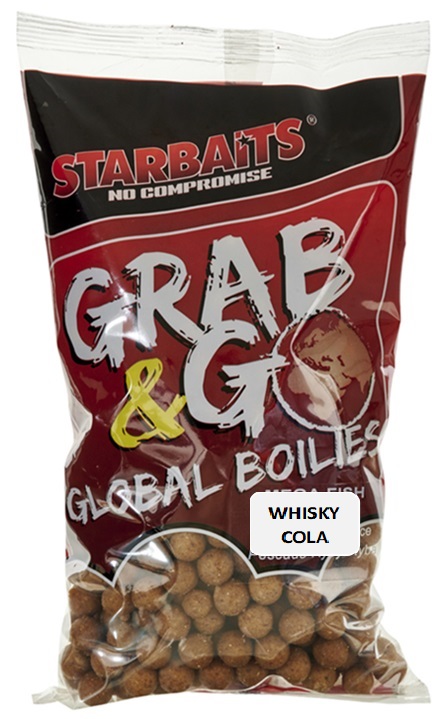 Starbaits boilies g&g global whisky cola - 1 kg 14 mm