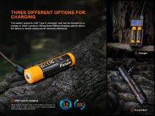 Fenix Nabíjateľná USB-C Batéria 18650 Li-Ion 4000 mAh (7)