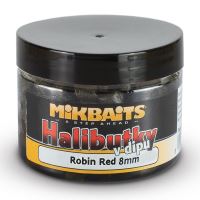 Mikbaits Pelety Halibutky v Dipe 8 mm 150 ml - Robin Red