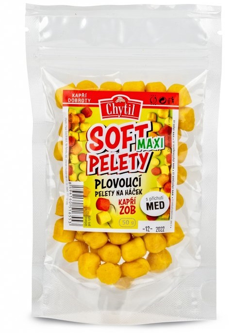 Chytil plávajúce soft pelety maxi 50 g - med