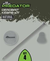 Fox Rage Predator Sada Ležiace Nástrahy Deadbait Kebab Kit - Natural