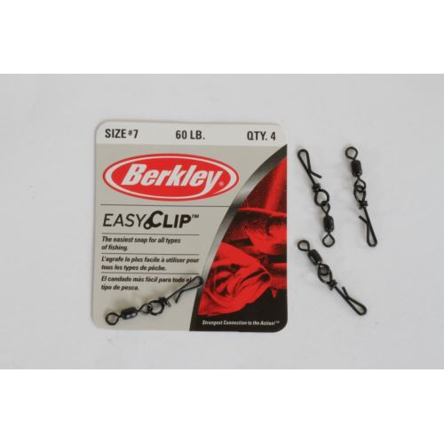 Berkley obratlík s karabinou mc mahon easy clip snap/swivels 12