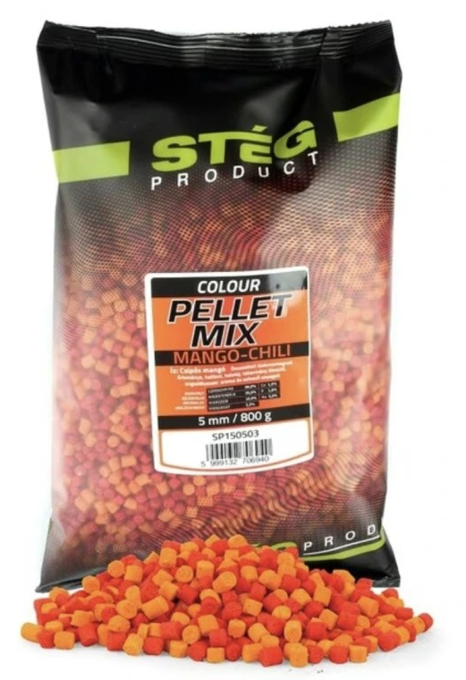 Stég pelety pellet mix 800 g 5 mm - mango chili