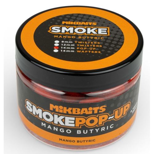 Mikbaits Plávajúce Boilie Smoke Pop-Up 14 mm 150 ml