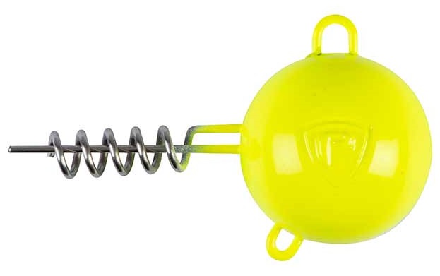 Fox rage jigová hlava plegaic screws uv yellow - 100 g