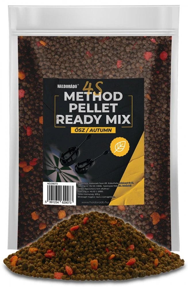 E-shop Haldorádó pelety 4s method pellet ready mix 600 g 2-4 mm - jeseň