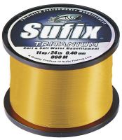 Sufix Vlasec Tritanium Neon Gold-Priemer 0,28 mm / Nosnosť 5,5 kg / Návin 1750 m