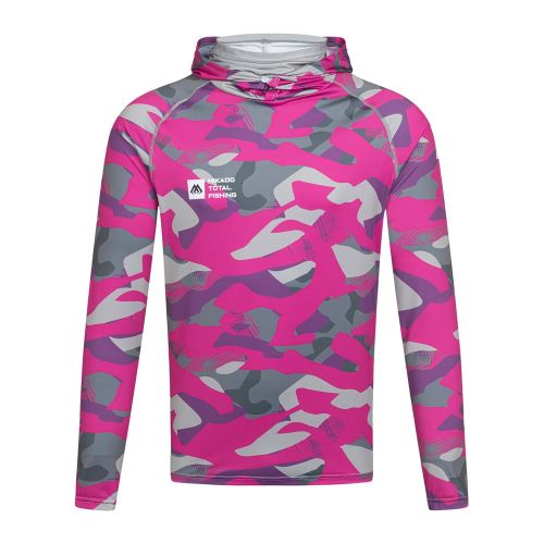 Mikado Tričko S Kapucňou Lady Camo