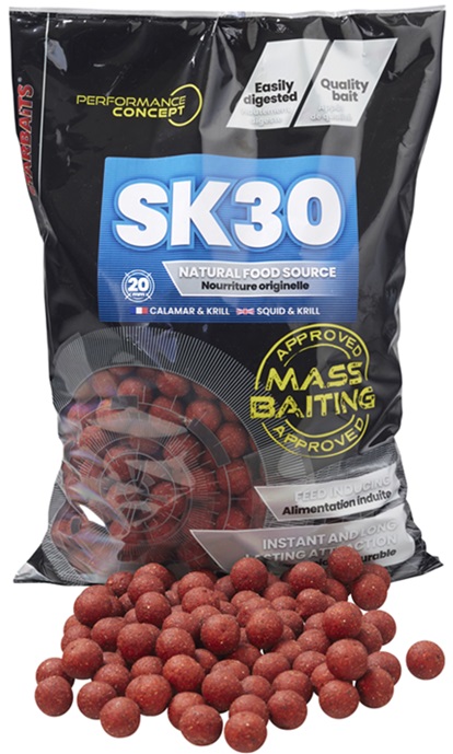 Starbaits boilies mass baiting sk30 3 kg - 14 mm