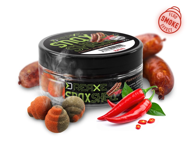 E-shop Delphin rozpustné wafters d snax shell frankfurtská klobása chilli 30 g - 14 mm