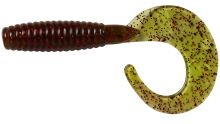 Ron Thompson Gumová Nástraha Grup Curl Tail UV Olive Red -