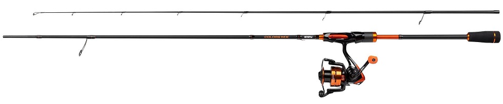 Mitchell prút colors mx spinning combo orange 2,23 m 10-40 g + navijak 2000 fd