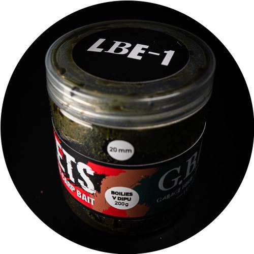 G.B.U. Dipované Boilies Bullets LBE-1 200 g - 20 mm