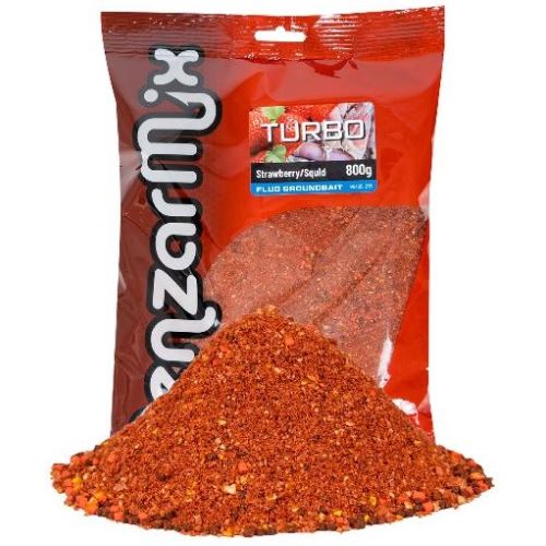 Benzar Mix Krmítková Zmes Groundbait Turbo Fluo 800 g