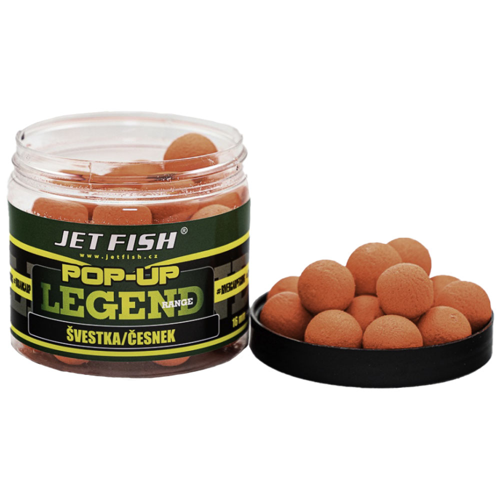 Jet fish legend pop up slivka/cesnak - 60 g 12 mm