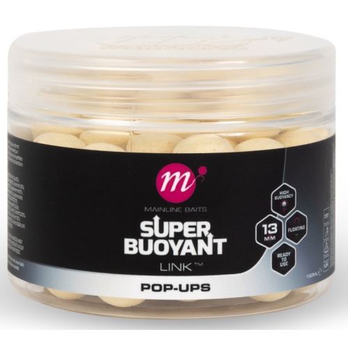 Mainline Plávajúce Boilie Super Buoyant Pop-Ups Link 150 ml 13 mm