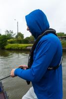 Fox RageTričko s Dlhým Rukávom a Kapucňou Blue Hooded T (8)