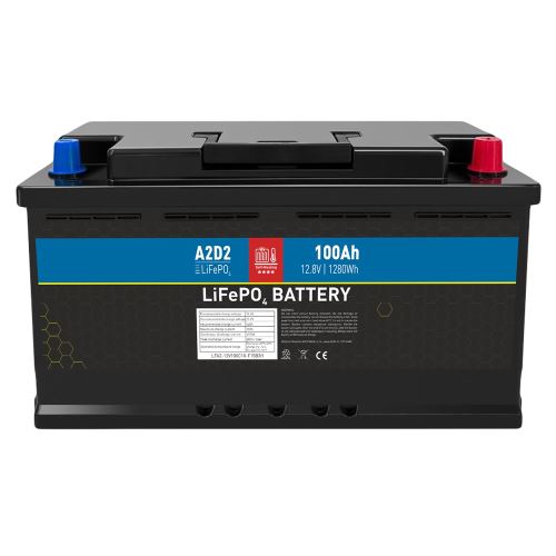 A2D2 Batéria LiFePo4 12,8 V 100Ah F15 Self-Heat Car Battery Case Gotion Cells