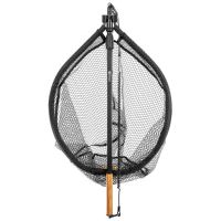 Fencl Prívlačový Podberák Predator Premium Pre XXL Plávajúce s Pogumovanou Sieťou Magnetické Uchytenie 68x54 cm (1)