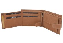 Mercucio Peňaženka Svetlohnedá Vzor 33 Kapor (2)