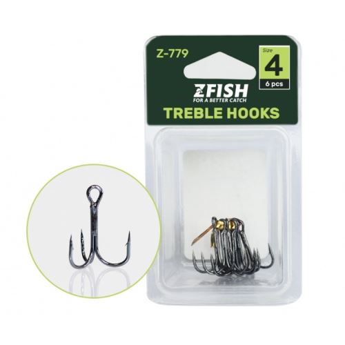 Zfish Trojháčiky Treble Hooks Z-779