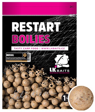 Lk baits boilie restart mussel - 250 g 18 mm