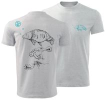 Giants Fishing Tričko Detské Kaprík Šedé - 9-11 rokov