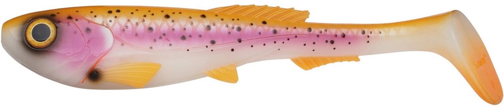 Abu garcia gumová nástraha beast paddletail albino trout 17 cm 49 g 6 ks