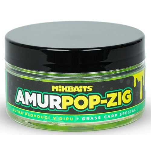 Mikbaits Plávajúce Boilie V Dipe Amur Range Zig Ultra 100 ml 15 mm