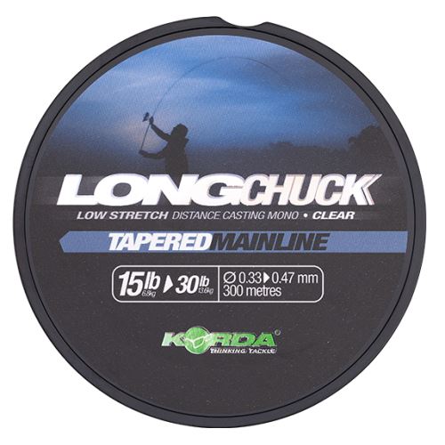 Korda Vlasec LongChuck Tapered Mainline Clear 300 m