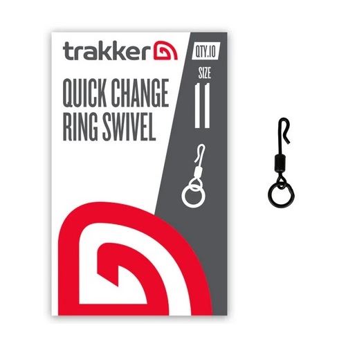 Trakker Obratlík s Krúžkom Quick Change Ring Swivel 10 ks - Veľkosť 11