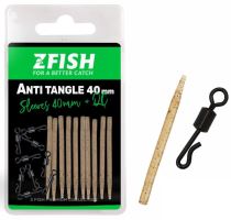 Zfish Sada Prevlekov Anti Tangle Sleeves + Obratlík QC Veľ 8 10 ks