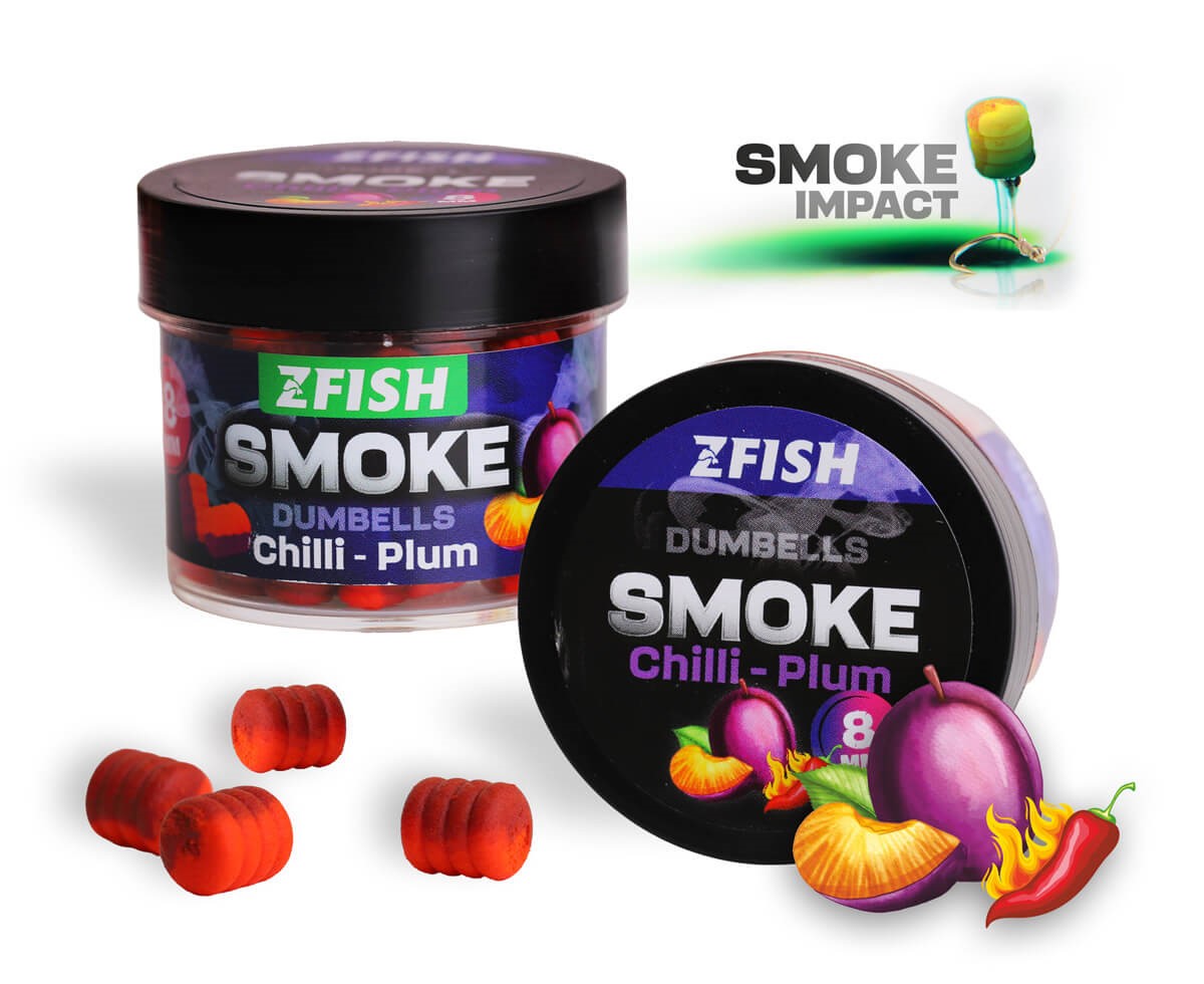E-shop Zfish smoke pop-up dumbells 8 mm 20 g - chilli plum
