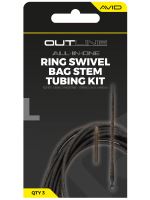 Avid Carp Montáž Outline Ring Swivel Bag Stem Tungsten Tubing Kit