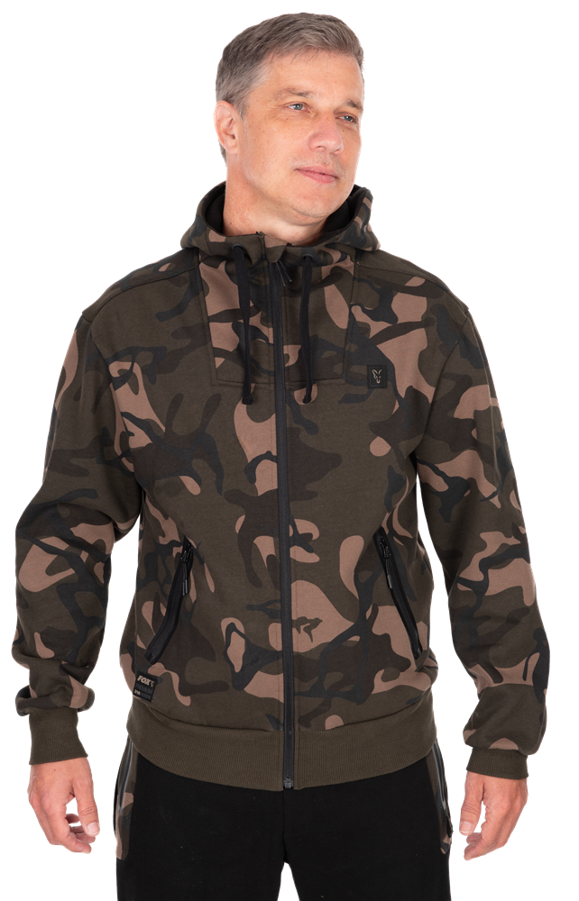 Fox mikina camo full zip premium 310 hoodie - s.