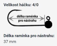 RedBass Jigová Hlavička Sickle 5 ks 4/0 (2)