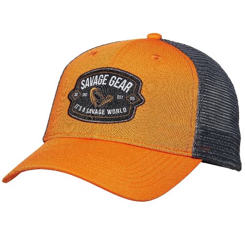 Savage Gear Šiltovka Badge Trucker Cap Orange