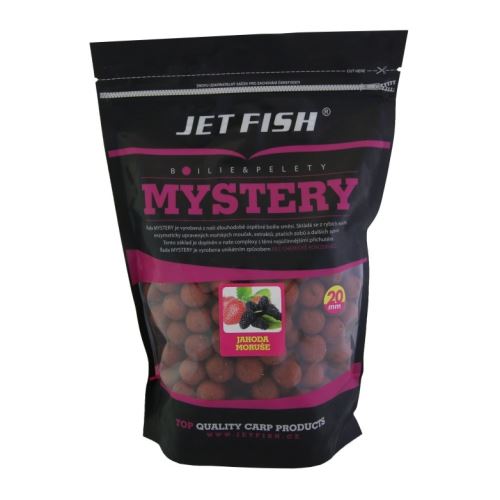 Jet Fish Boilie Mystery Jahoda Moruša