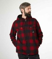 Geoff Anderson Zateplená Bunda Ezmar2+ Červená S Kapucňou (3)