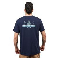 Grundéns Tričko Logo Boat SS T-Shirt Dark Navy (2)