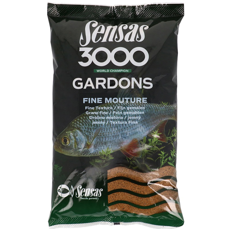 E-shop Sensas kŕmenie 3000 gardons 1 kg - fine (plotica jemné)