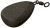 Fox olovo camotex flat pear swivel lead
