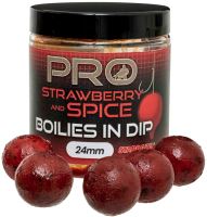 Starbaits Boilies In Dip Probiotic Strawberry Spice 150 g