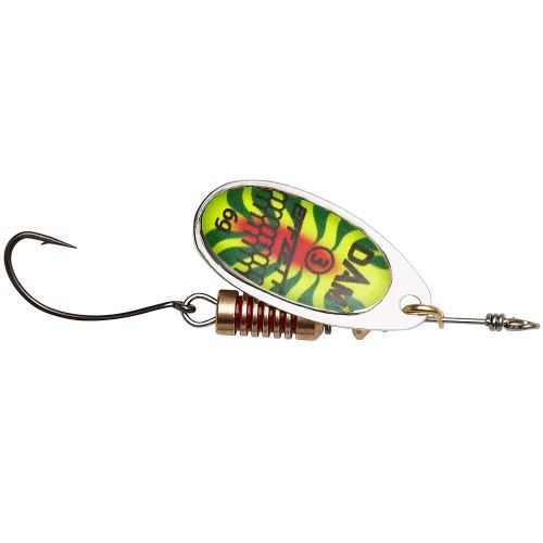 Dam Blyskáč Effzett Spinner With Single Hooks Sinking Firetiger UV