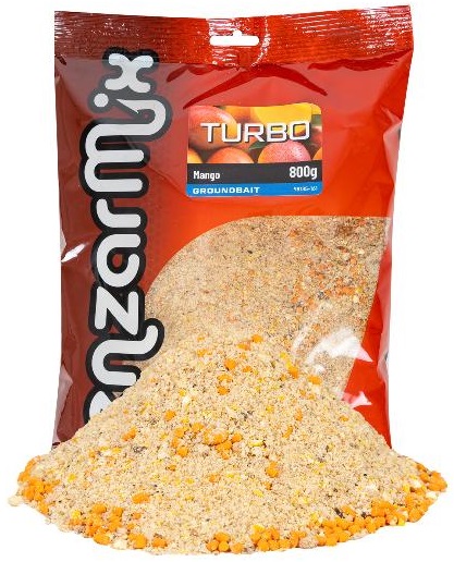 Benzar mix krmítková zmes groundbait turbo 800 g - mango