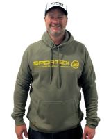 Sportex Rybárska Mikina s Kapucňou Zelená - L
